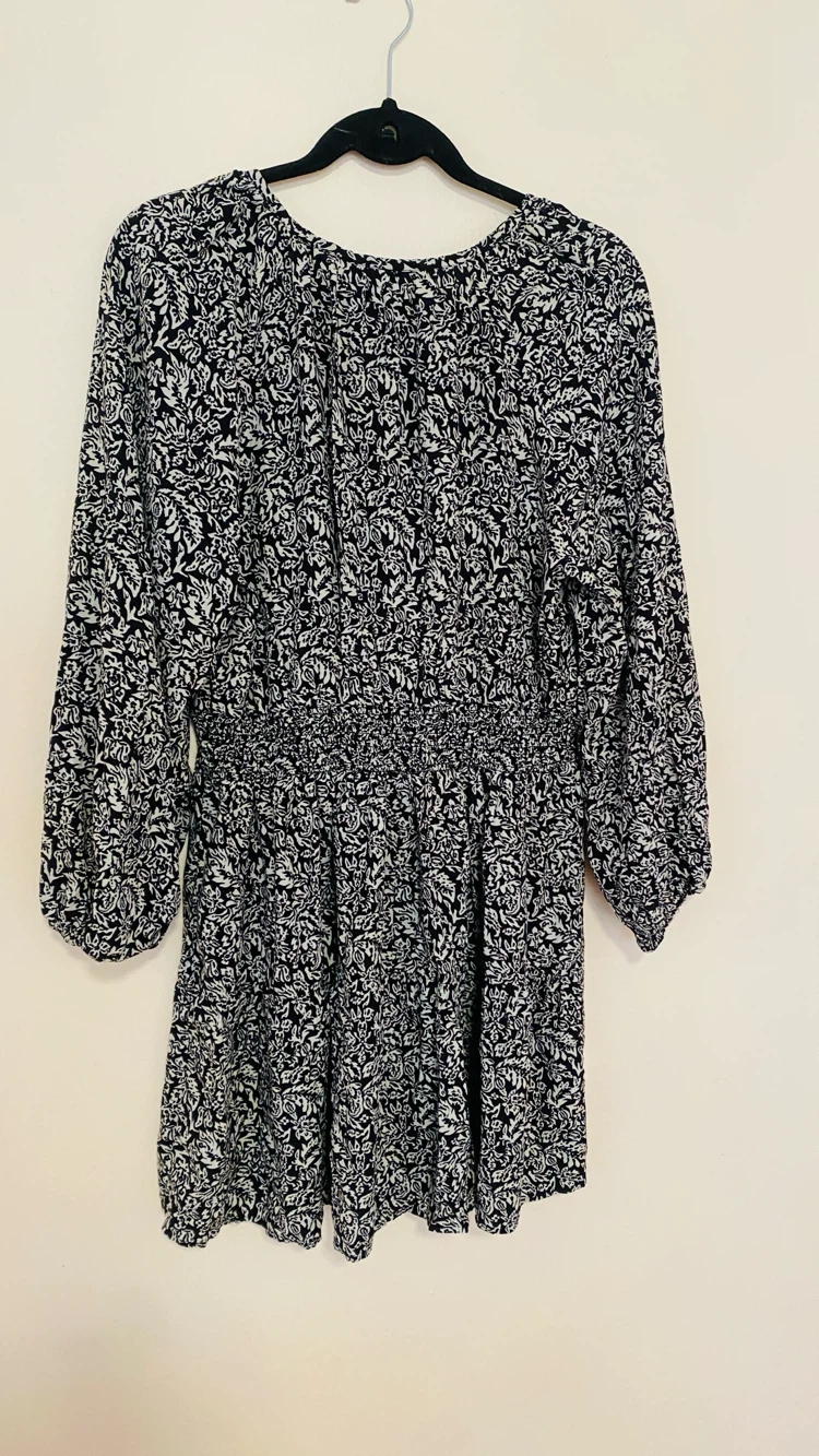 Gap patterned viscose dress size large - photo 5