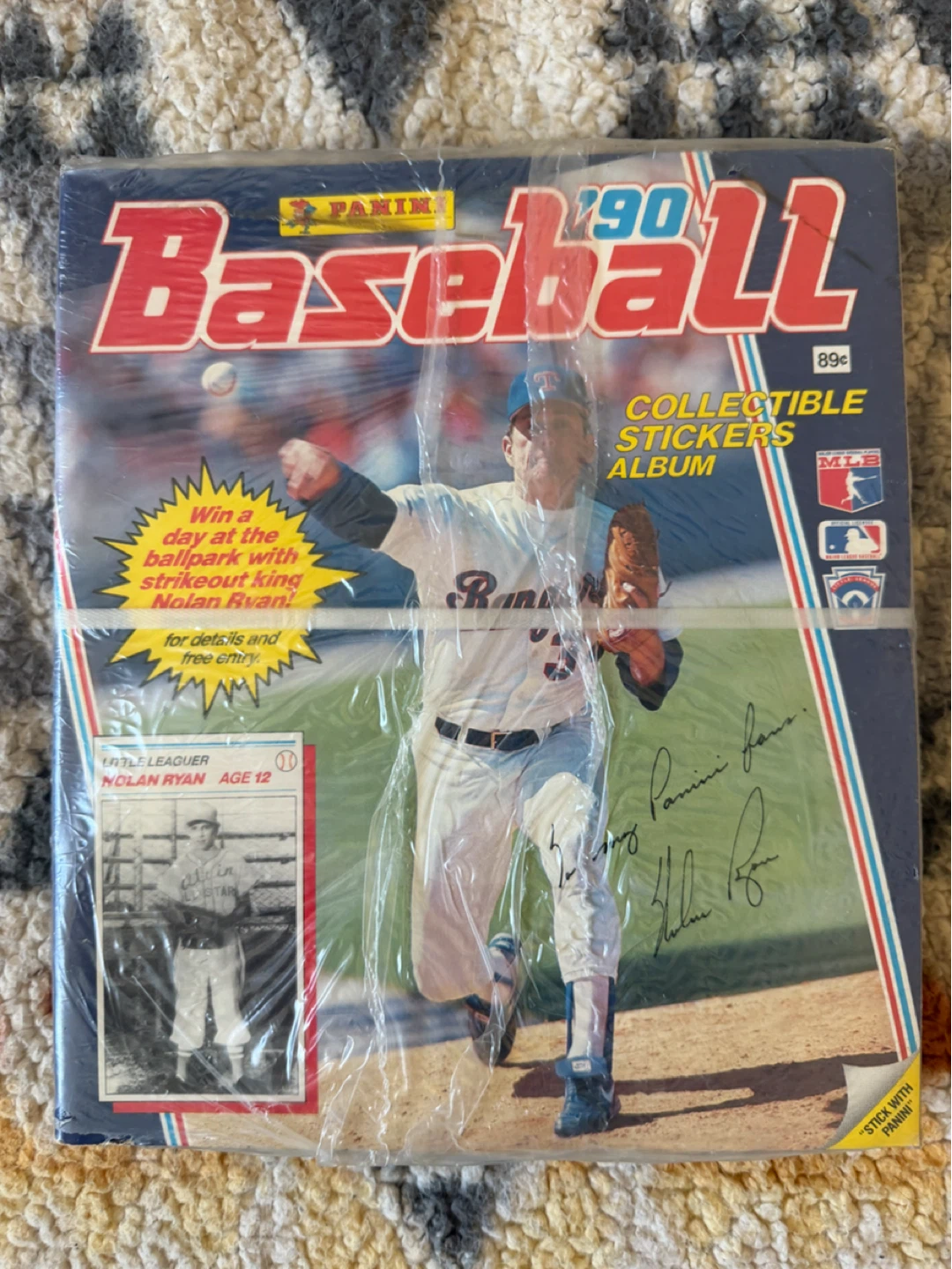 Panini 1990 Baseball Collectible Stickers Album