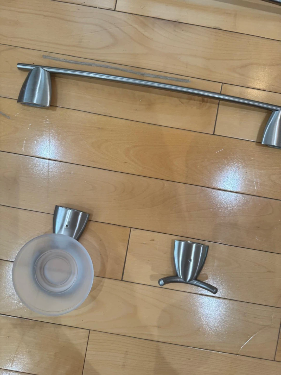 Brushed Nickel Bathroom Hardware Set