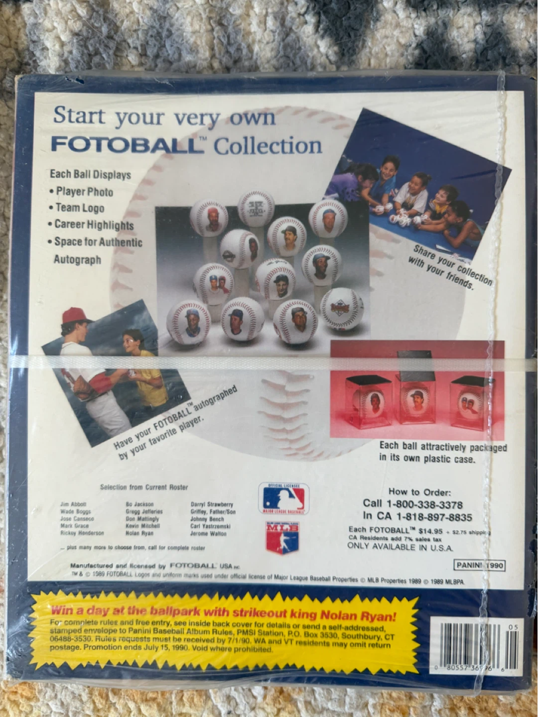 Panini 1990 Baseball Collectible Stickers Album - photo 2