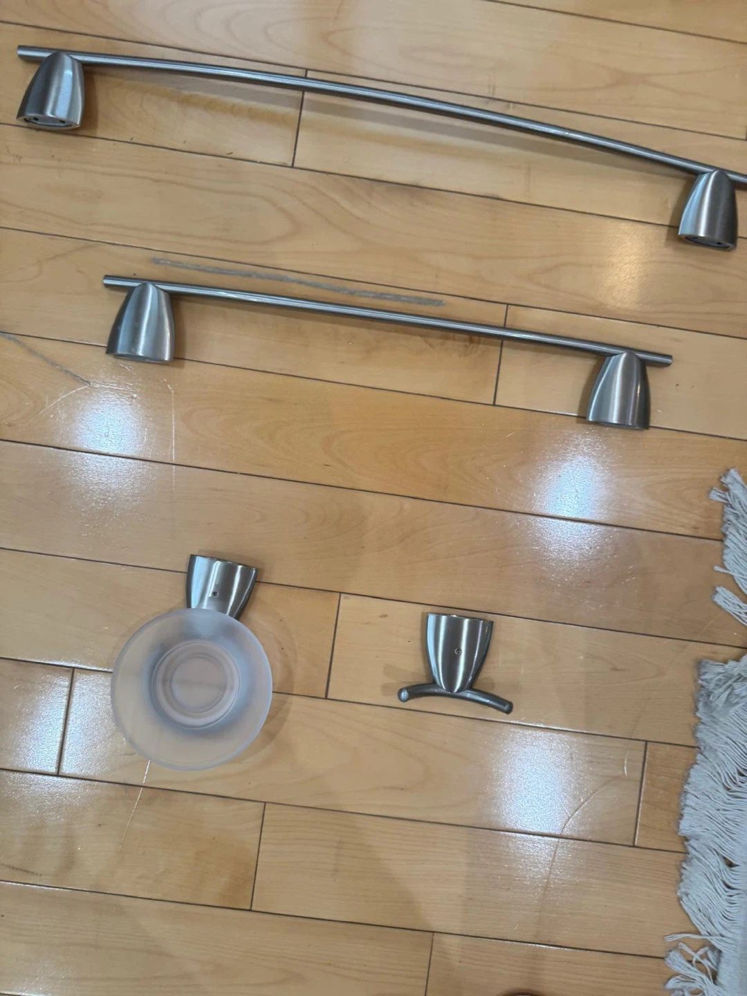 Brushed Nickel Bathroom Fixture Set