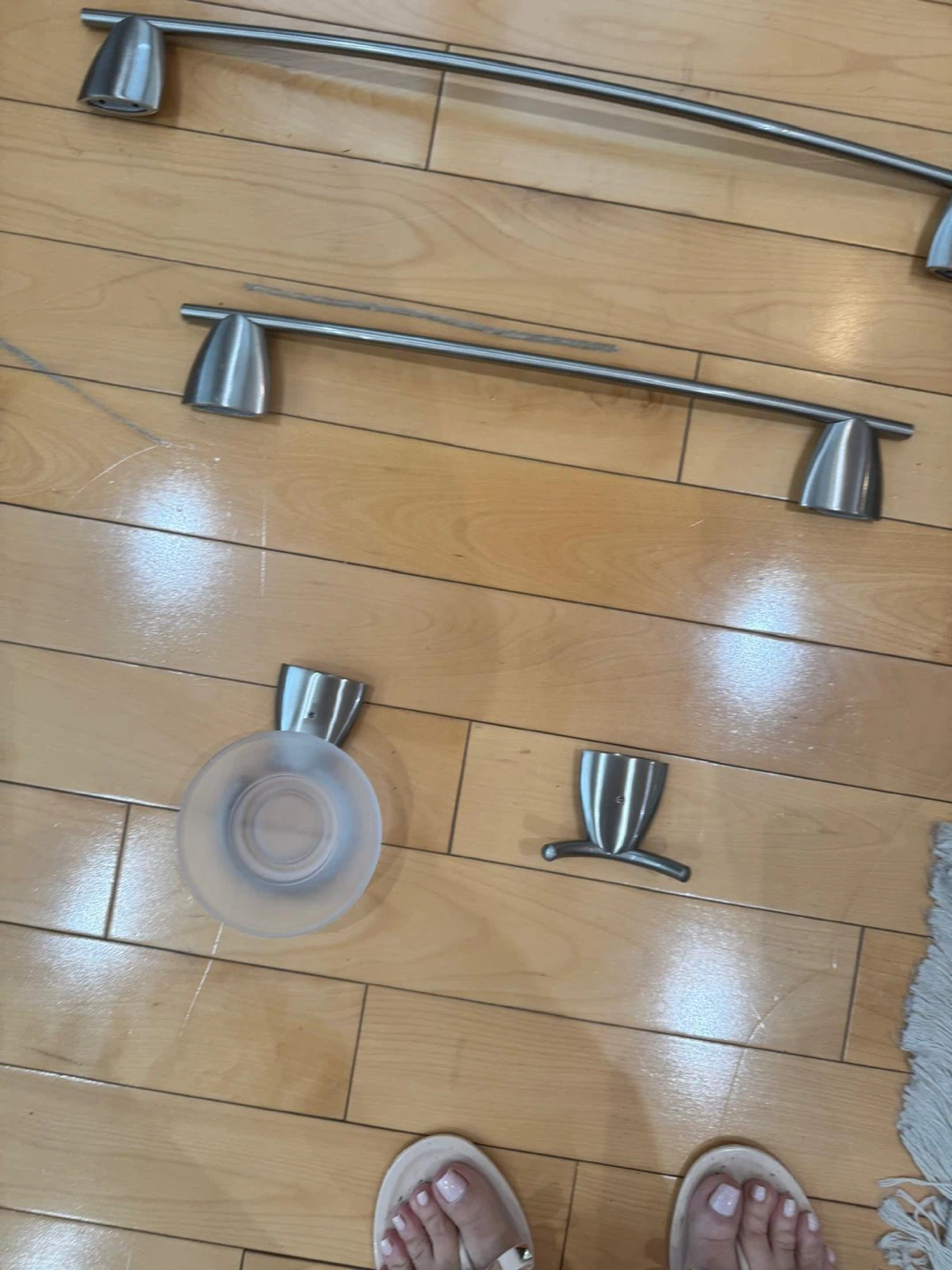 Brushed Nickel Bathroom Fixture Set - photo 2
