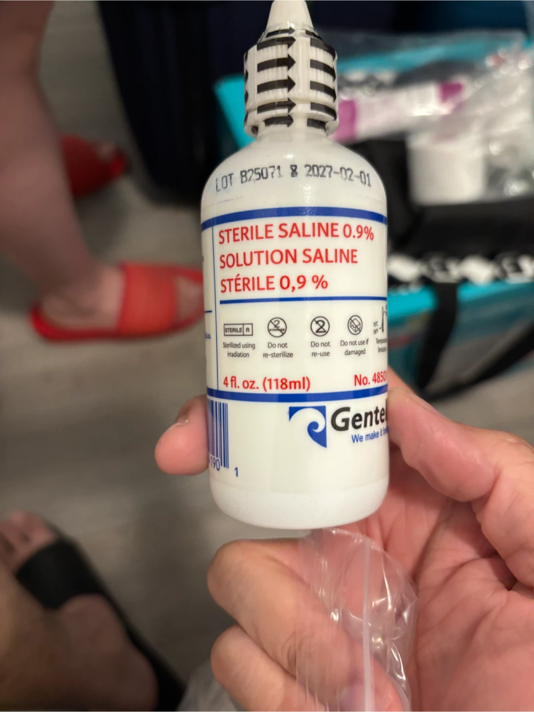 Gentel Sterile Saline Solution 4 fl. oz. (118ml)