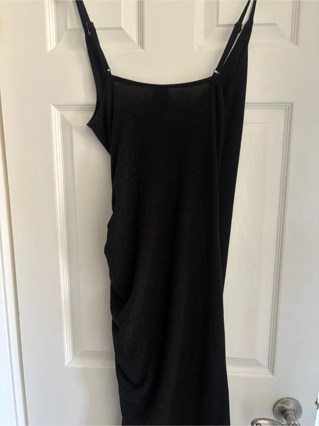 Black Sparkle Ruched Dress - Size Medium - New with tags ✨ - photo 3