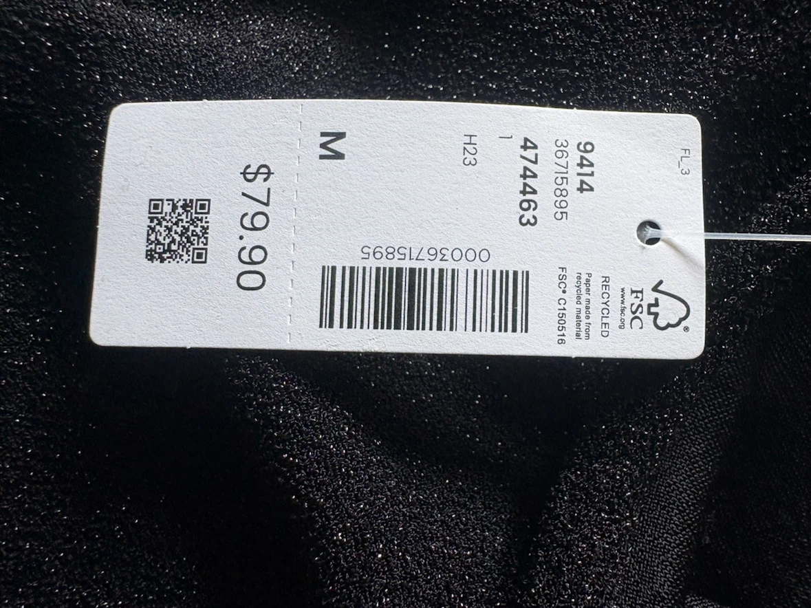 Black Sparkle Ruched Dress - Size Medium - New with tags ✨ - photo 5
