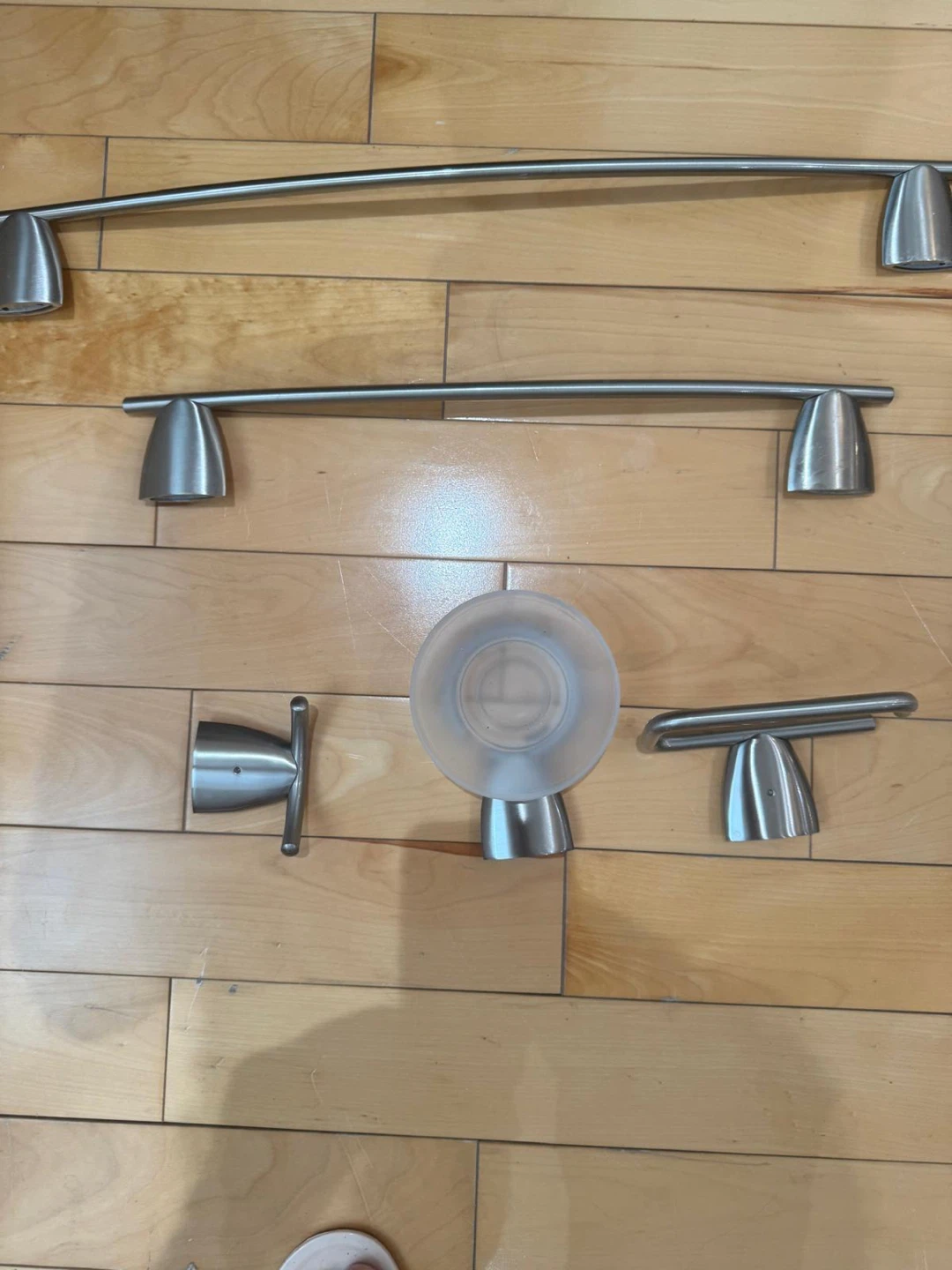 Brushed Nickel Bathroom Hardware Set