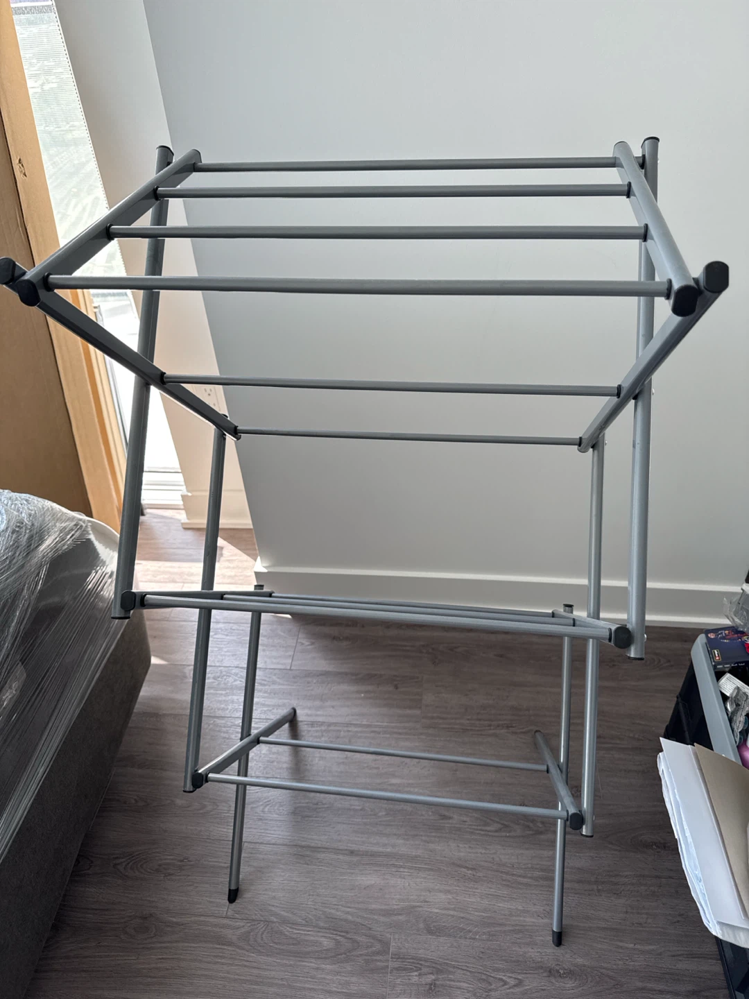 Grey Foldable Drying Rack