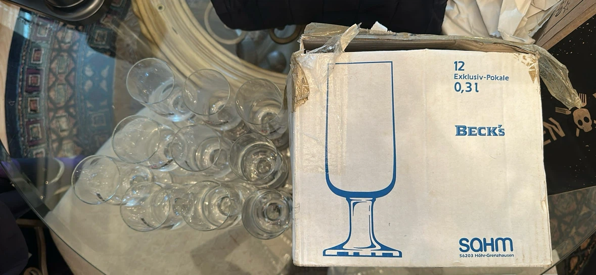 New Becks Beer Glasses - photo 2