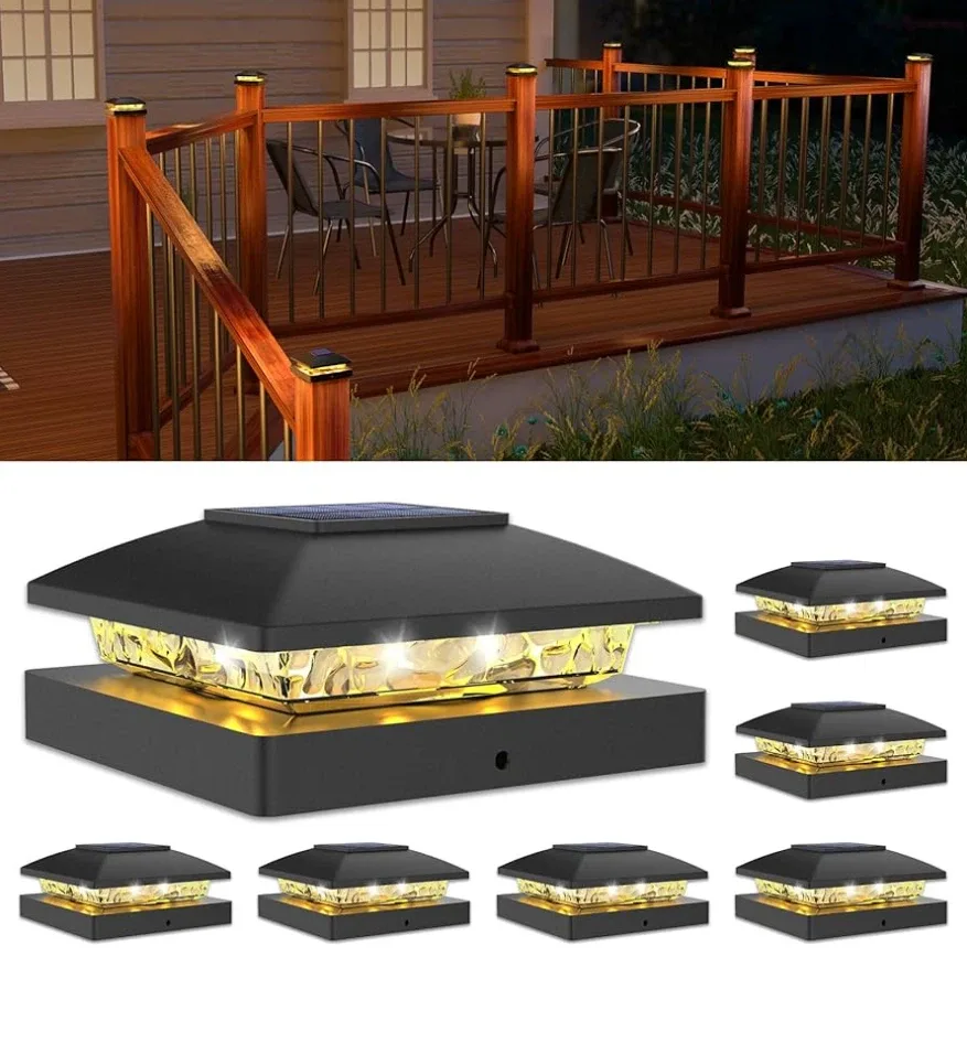 6 Pack, Solar Fence,Waterproof