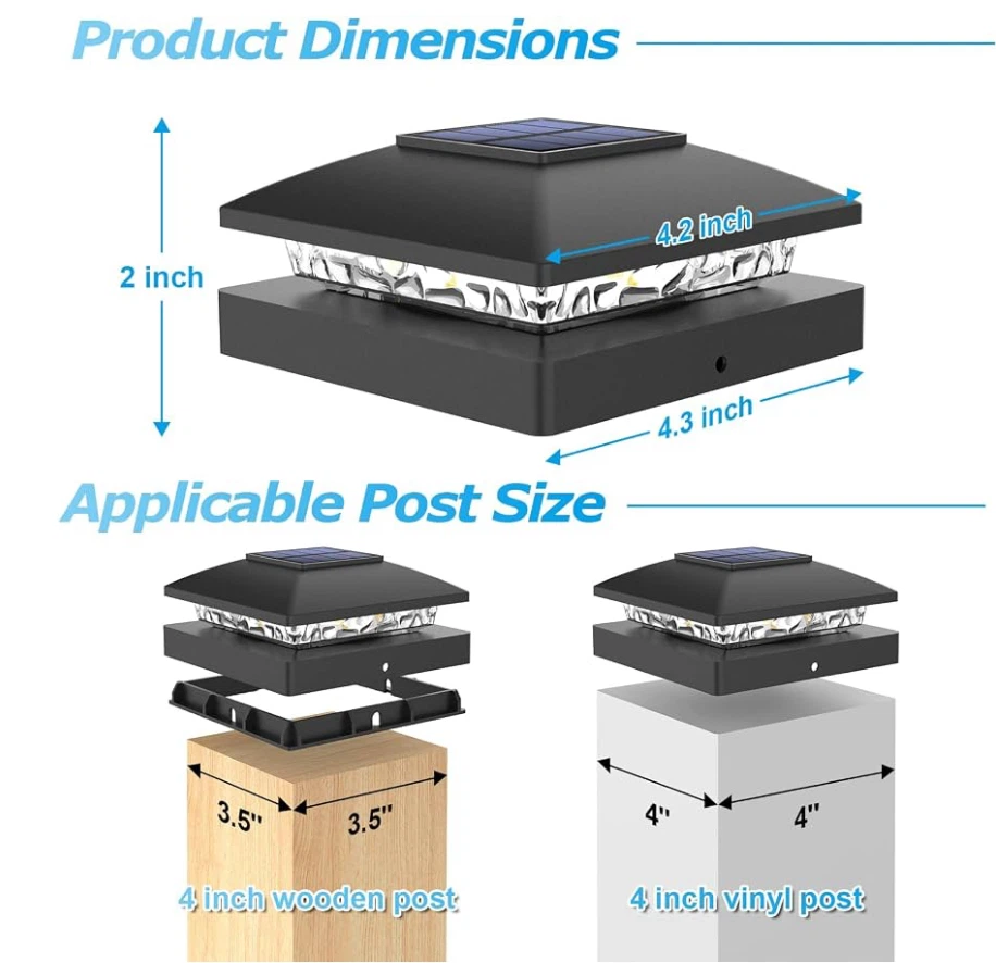 6 Pack, Solar Fence,Waterproof - photo 2