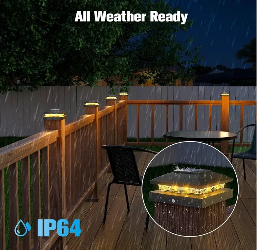 6 Pack, Solar Fence,Waterproof - photo 3
