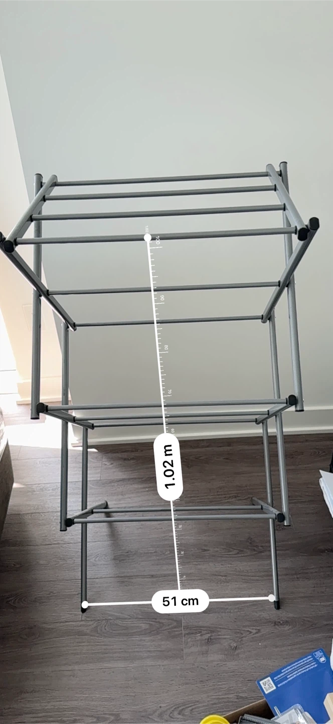 Grey Foldable Drying Rack - photo 2