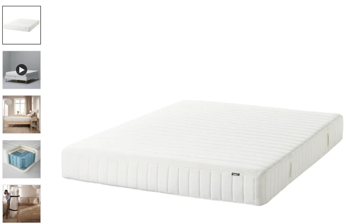 IKEA Mattress and Bed Frame - photo 5