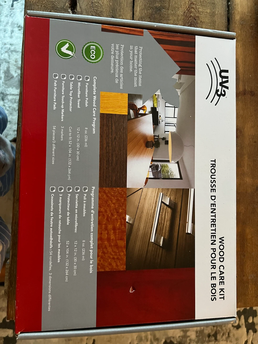 UV3 Wood Care Kit with Table Top Protector - photo 2