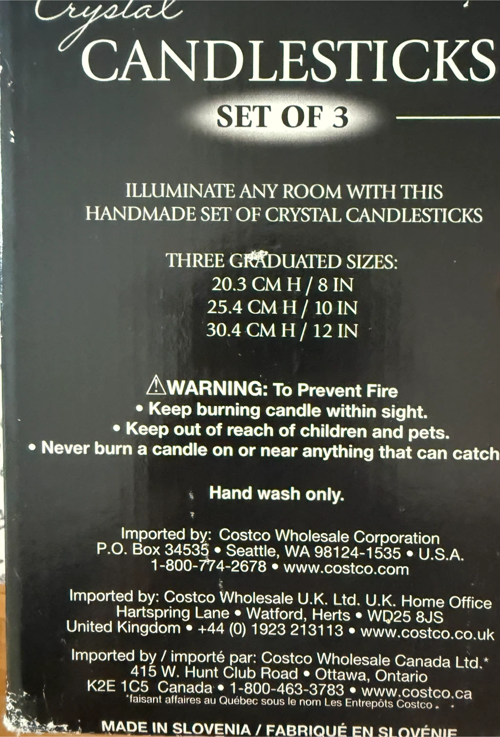 BNIB Rogaska Crystal Candlesticks Set of 3 - photo 2
