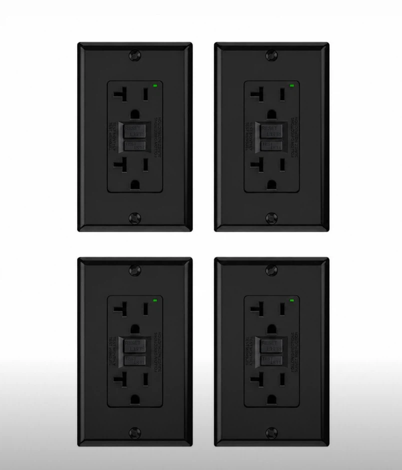 4 pack, ELEGRP GFCI Outlet