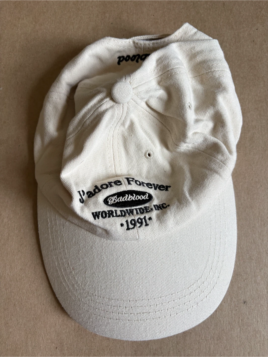 Badblood "J'adore Forever" Baseball Cap