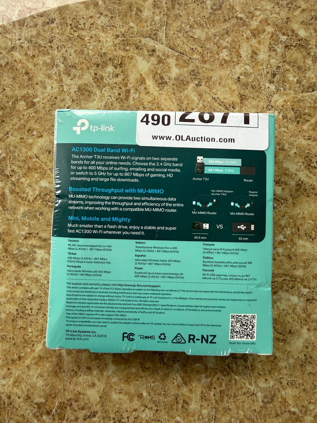 TP-Link AC1300 Archer T3U Mini Wireless MU-MIMO USB Adapter - photo 2