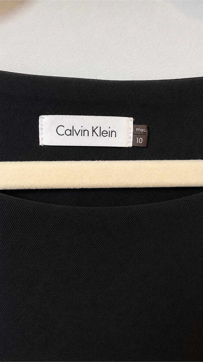 Calvin Klein Black Cap Sleeve Sheath Dress - photo 4