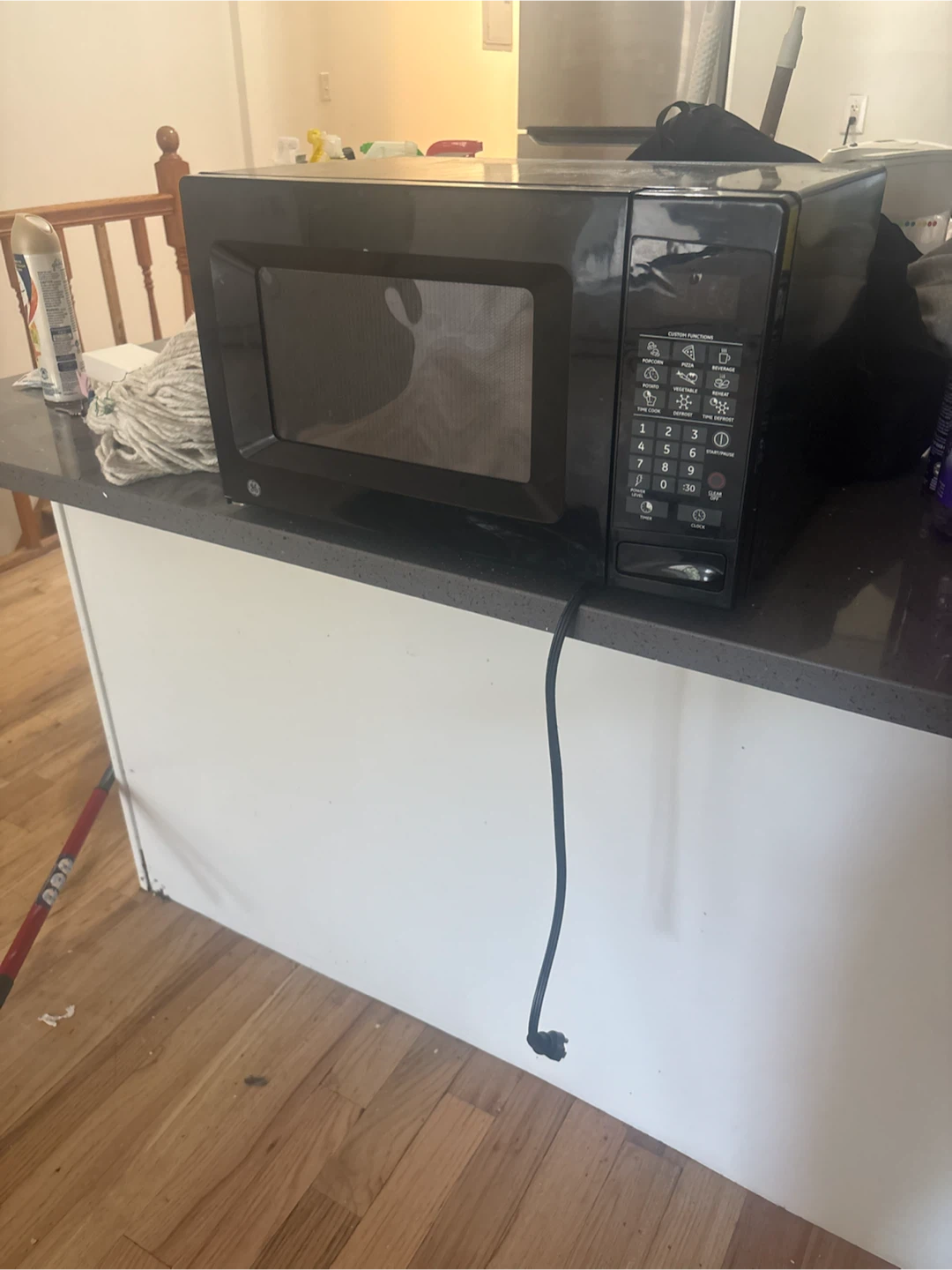 Black GE Microwave
