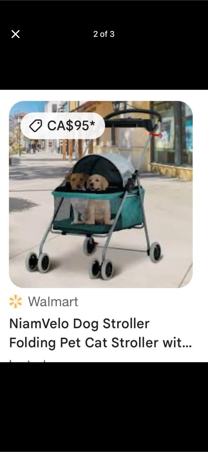 NiamVelo Dog Stroller Folding Pet Cat Stroller - photo 5