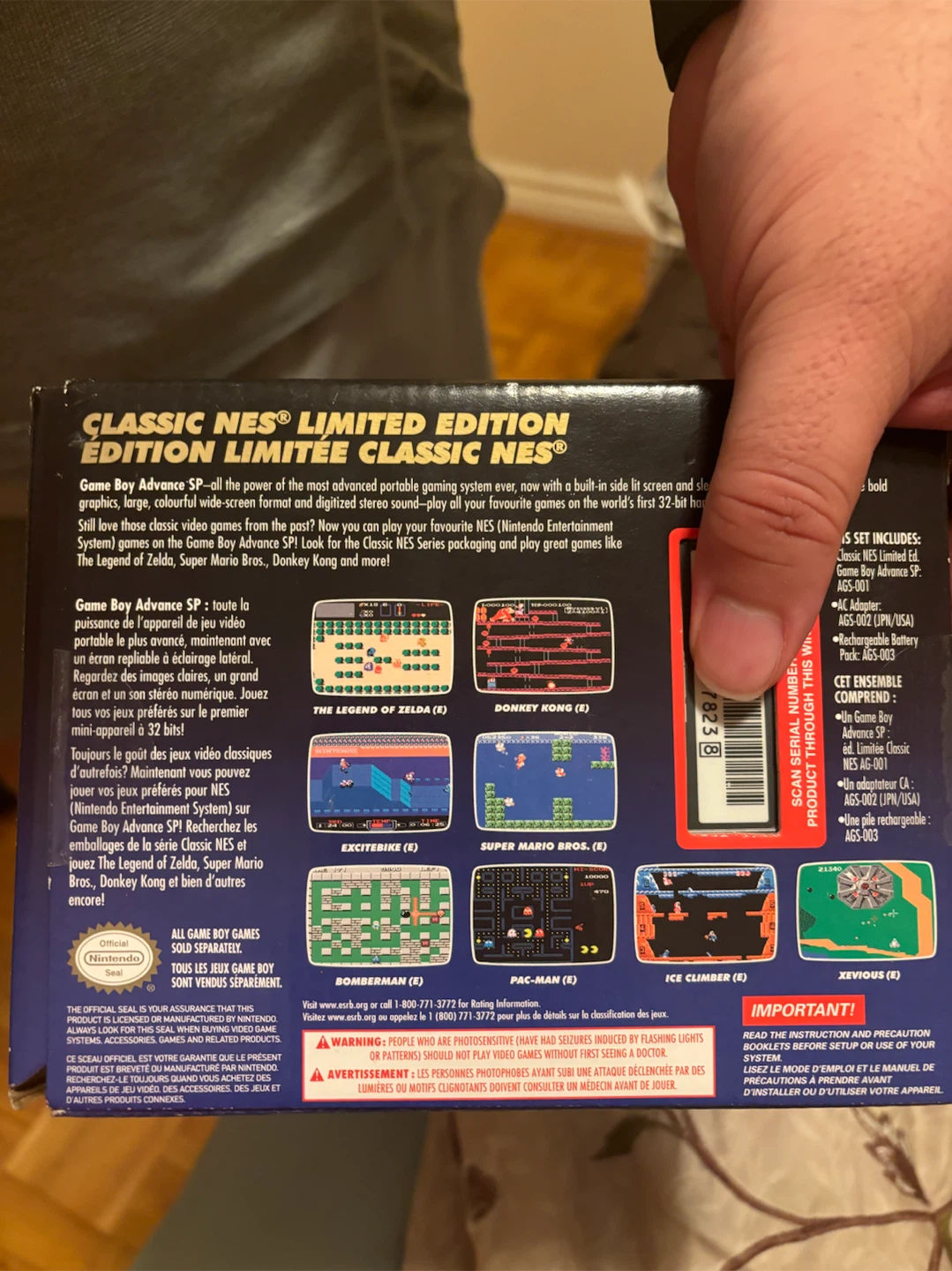 Nintendo Game Boy Advance SP NES Limited Edition - photo 3