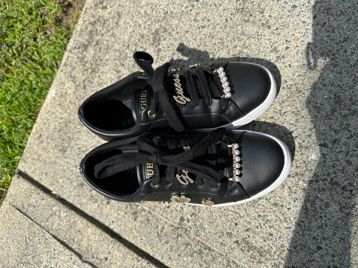 Black Guess Sneakers with Charms - photo 2