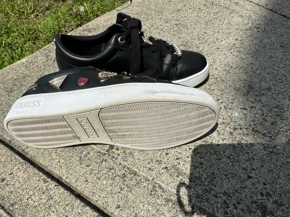 Black Guess Sneakers with Charms - photo 4
