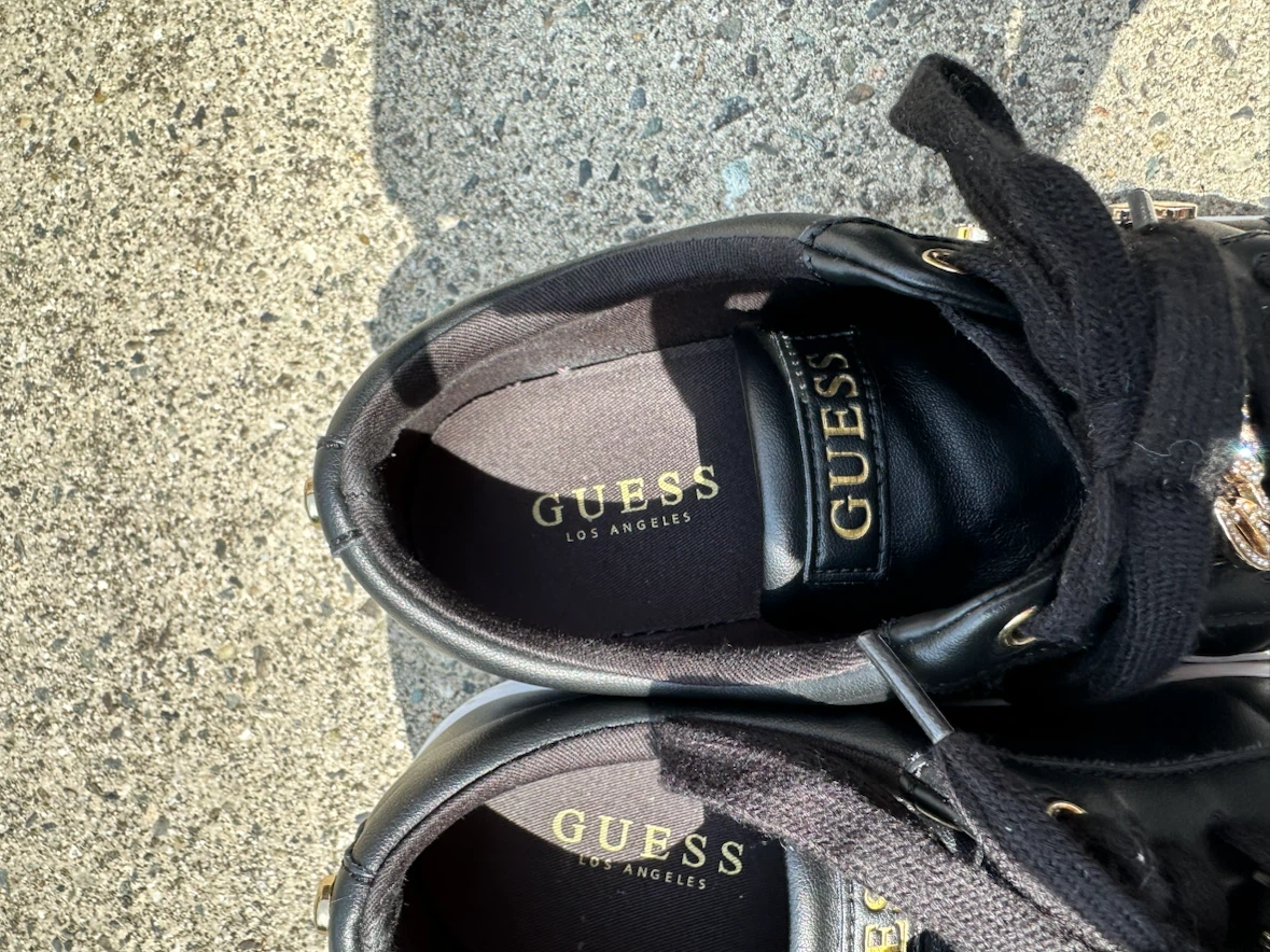 Black Guess Sneakers with Charms - photo 5
