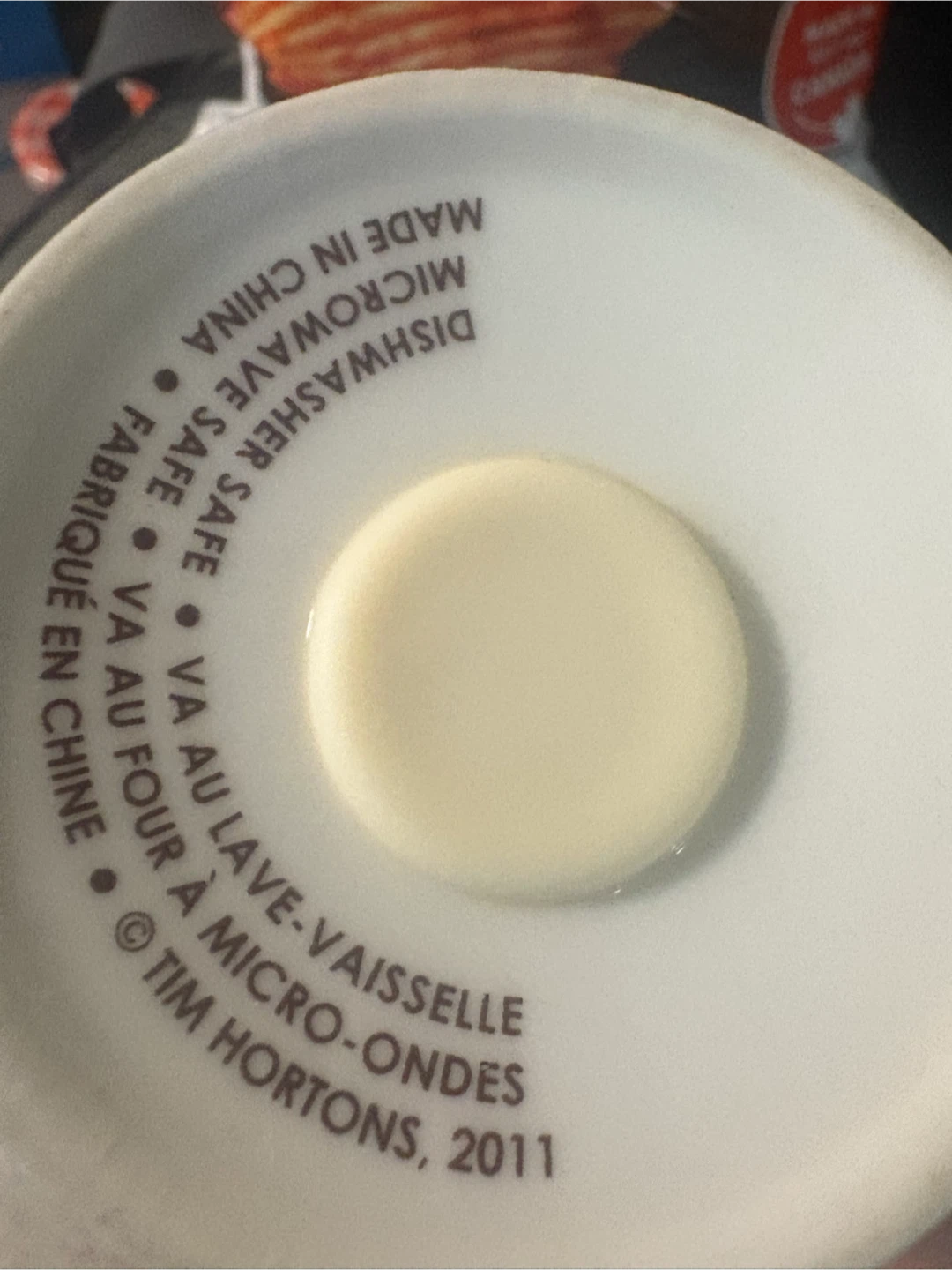 Tim Hortons ceramic Coffee Travel Mug - photo 3