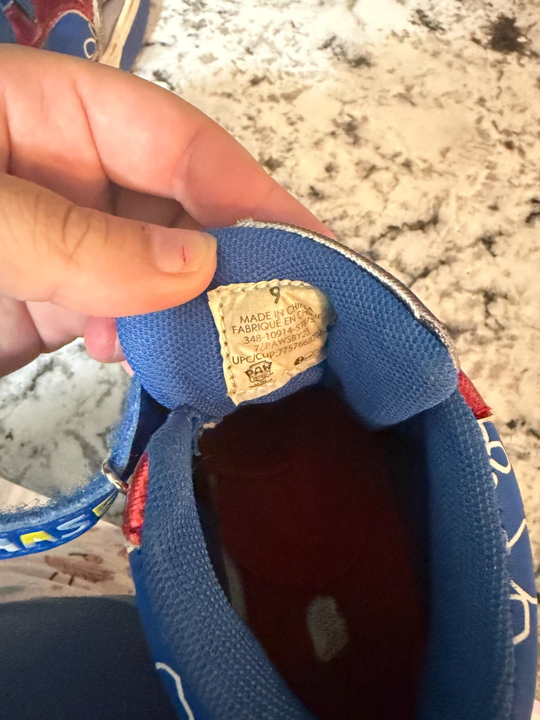 Paw Patrol Toddler Shoes Size 9 - photo 3