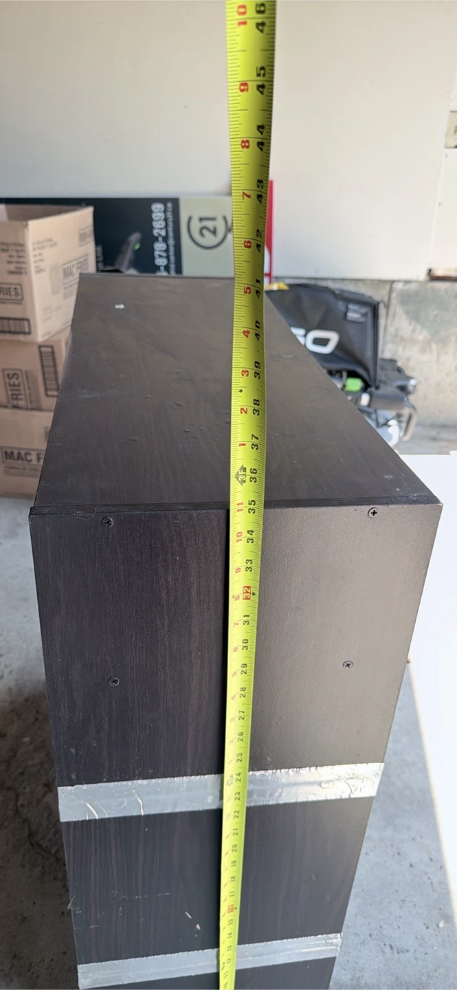 Moving sale !! Must sell !! Dark Brown 5-Tier Shoe Rack