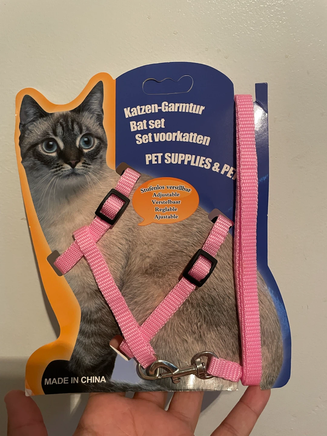 Pink Adult Cat Harness Brand New