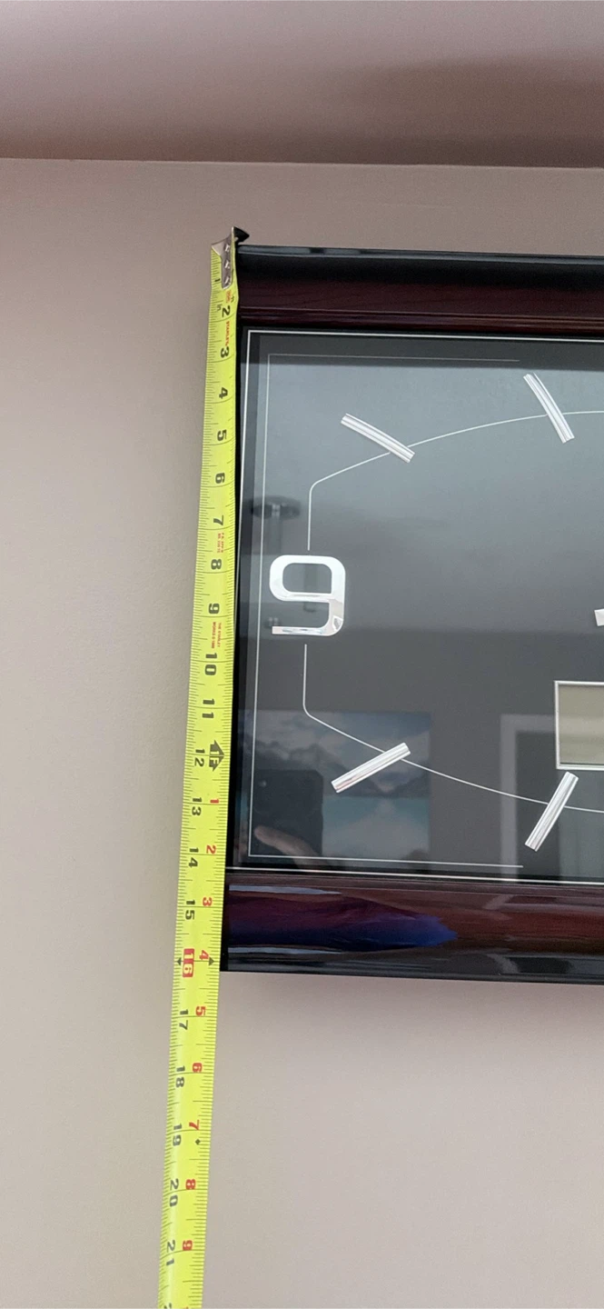 HAI SHI Wall Clock with Digital Display - photo 3