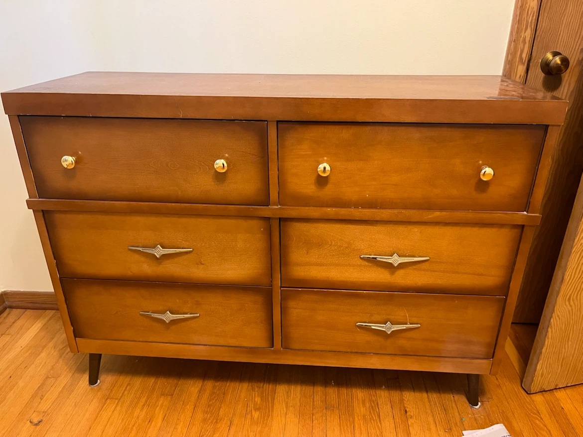 Vintage wooden dresser
