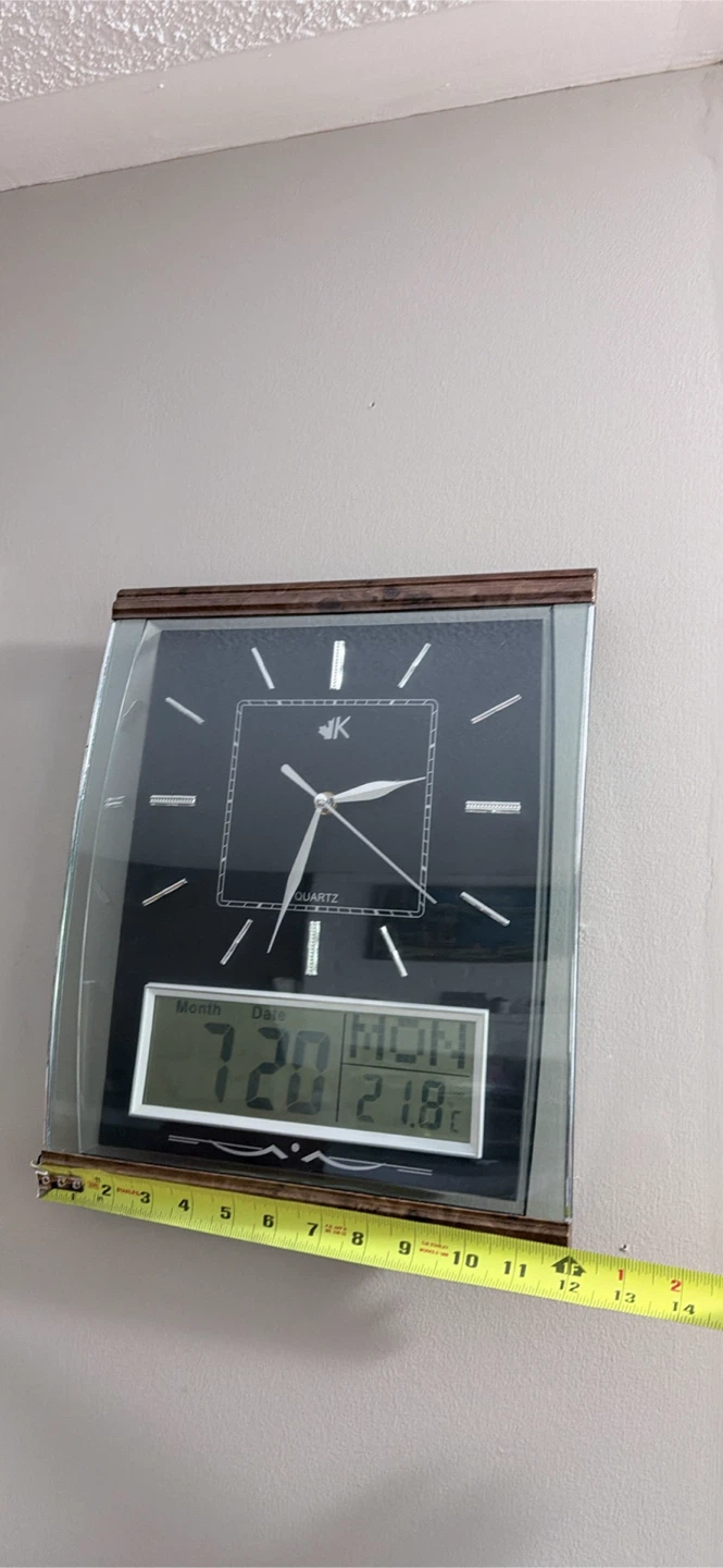 JK Quartz Analog Digital Wall Clock - photo 2