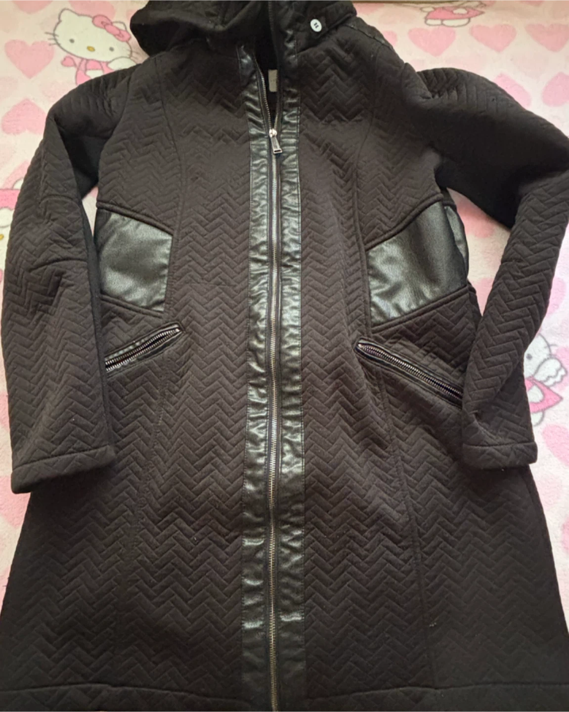 BCBG - Quilted Hooded Jacket - *Size Women Medium* - photo 2