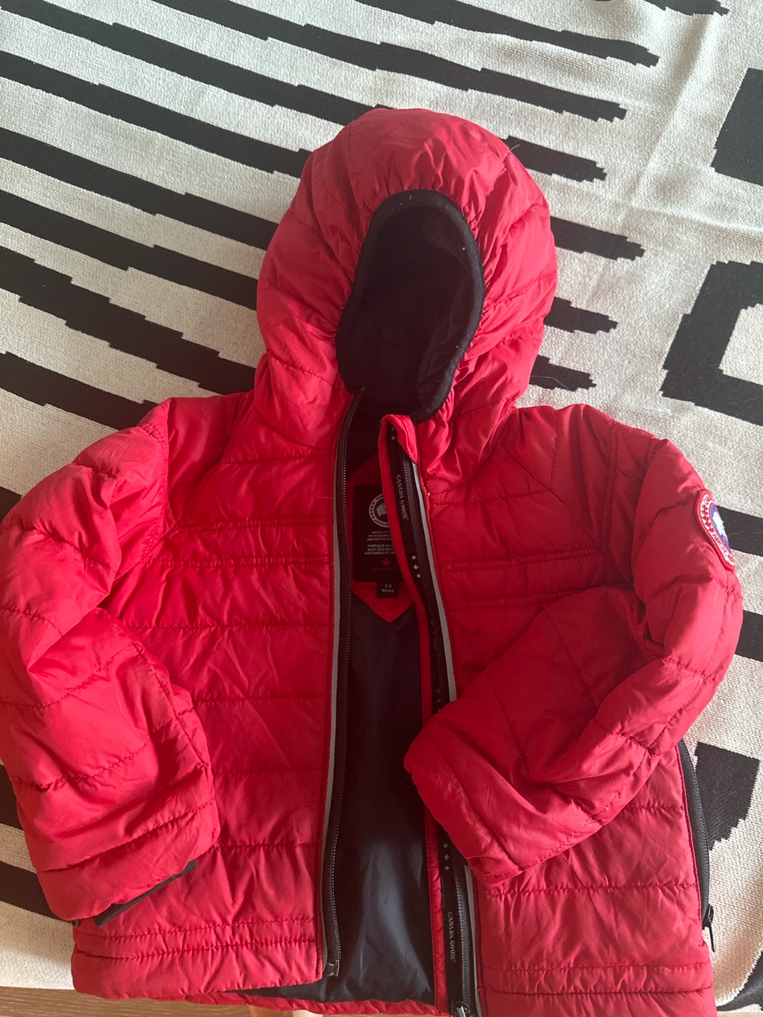 Canada Goose Red Puffer Jacket