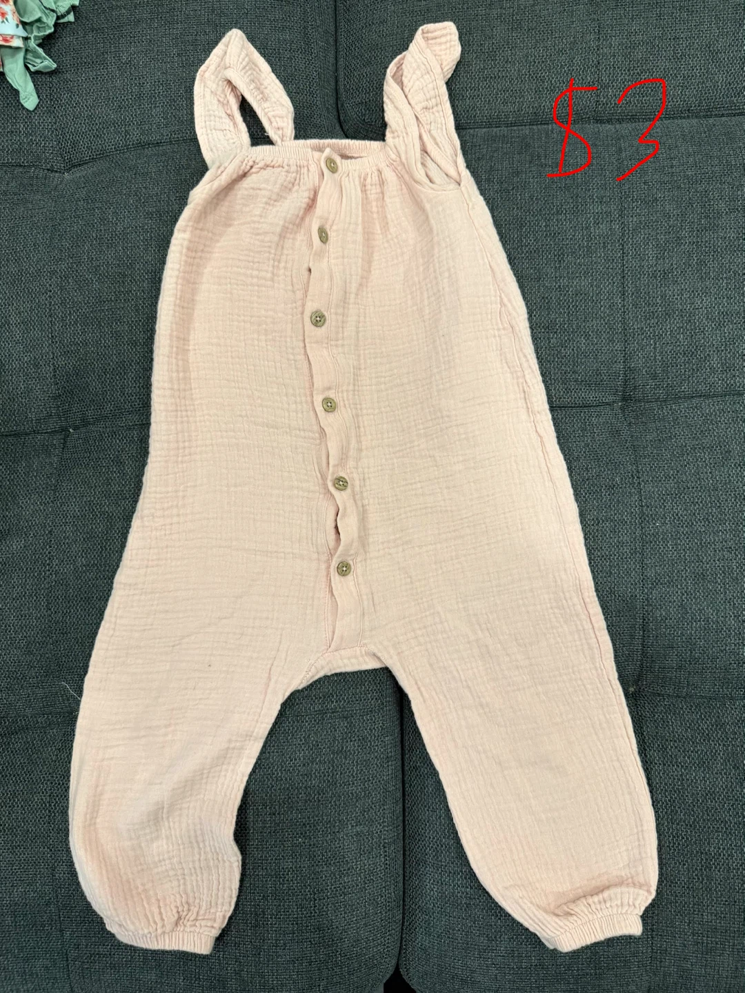 Pink Girls Romper