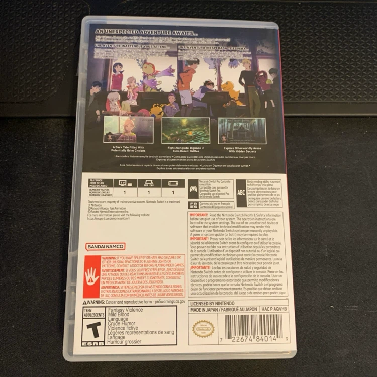 Nintendo Switch Digimon Survive Video Game - photo 3