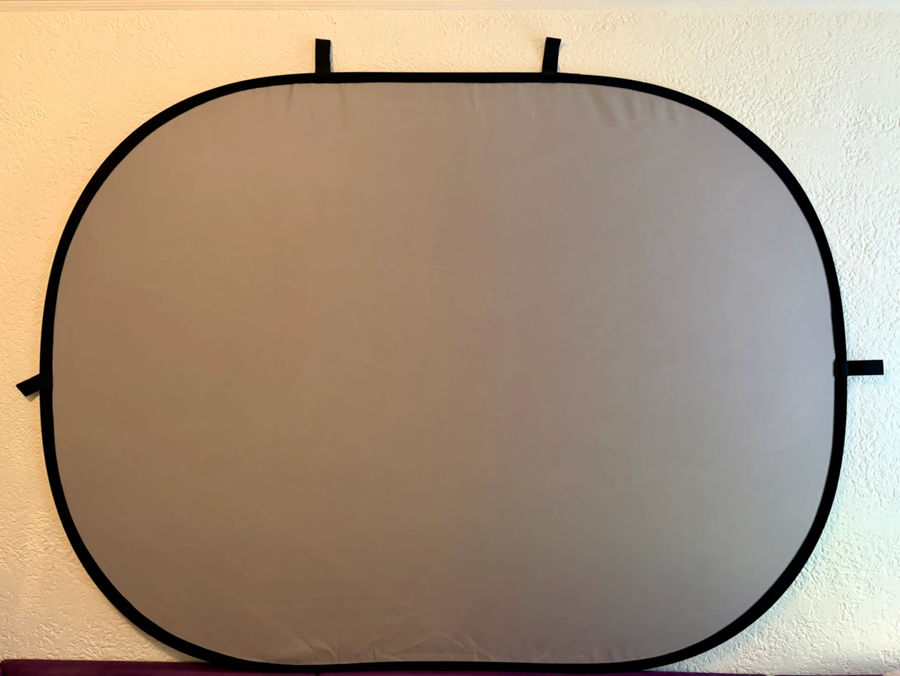 XL Collapsible Double-Sided Backdrop in Blue/Grey - photo 2