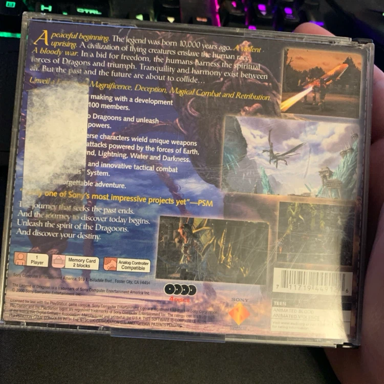 The Legend of Dragoon PlayStation Game - photo 2