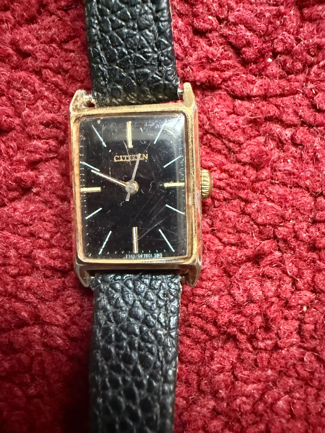 Citizen Watch - Vintage Rectangular Black Face - photo 2