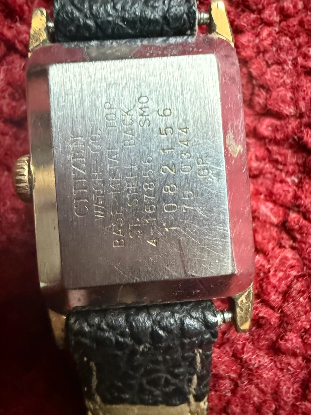 Citizen Watch - Vintage Rectangular Black Face - photo 3
