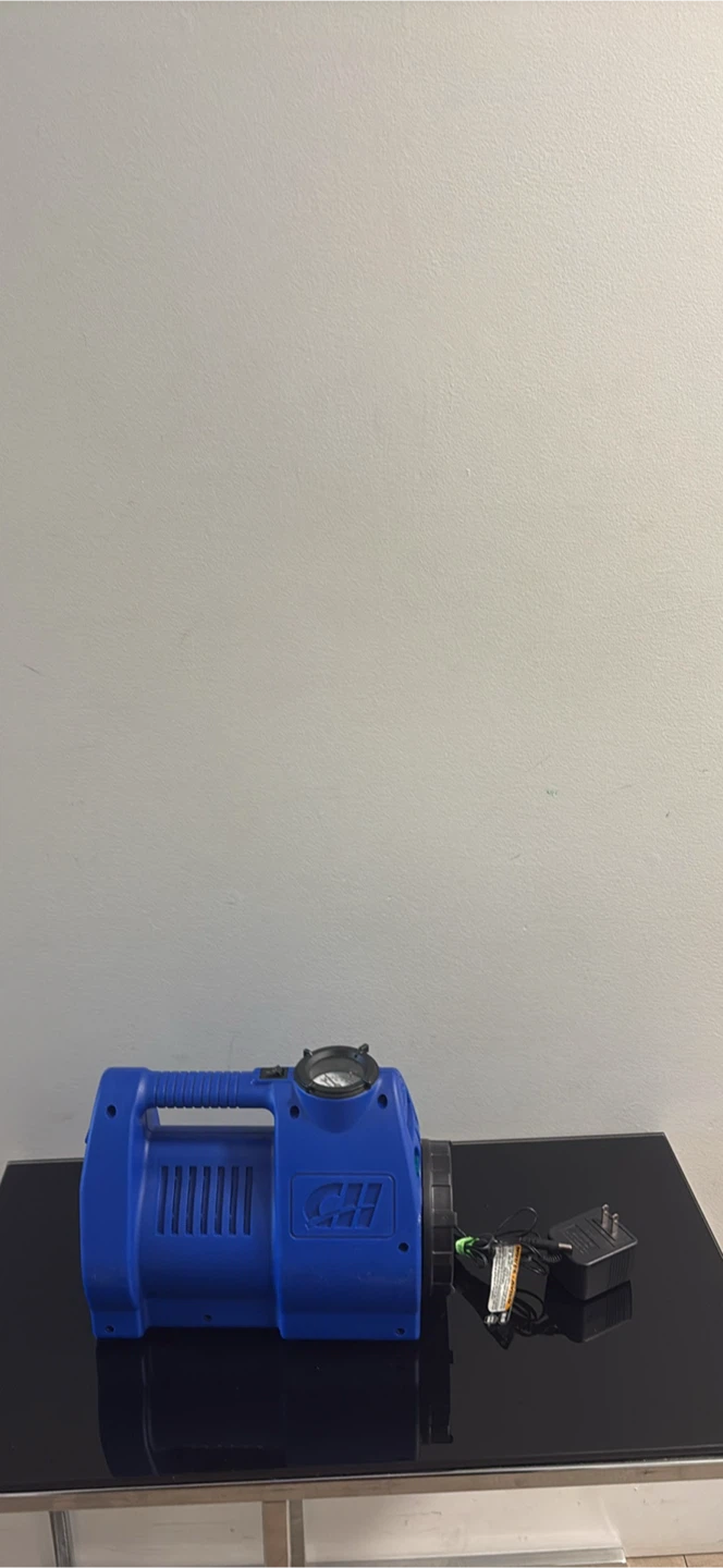 Blue CH Handheld Power Station with Air Compressor & Flashlight