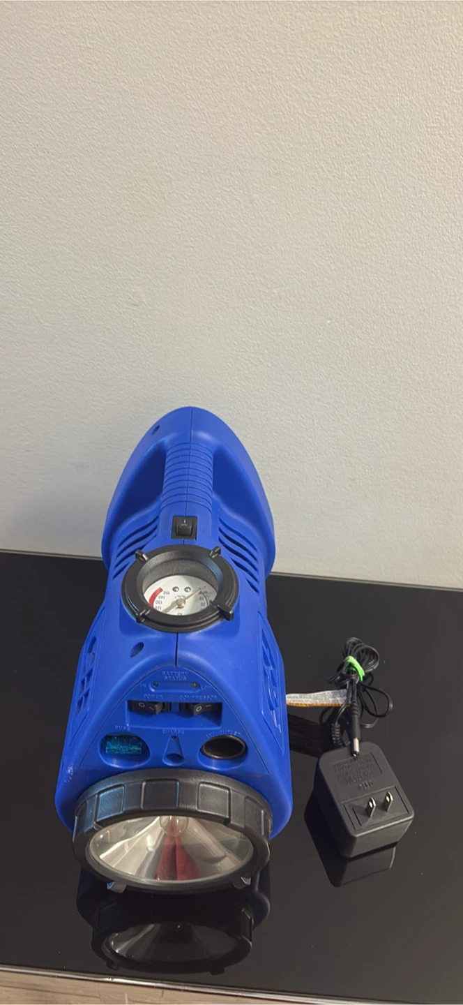 Blue CH Handheld Power Station with Air Compressor & Flashlight - photo 3