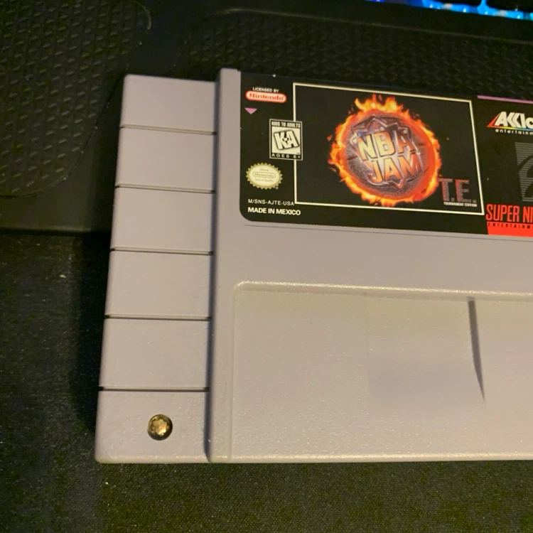 NBA Jam T.E. Super Nintendo Game Cartridge - photo 2