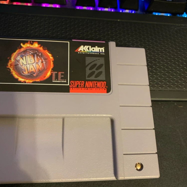 NBA Jam T.E. Super Nintendo Game Cartridge - photo 3