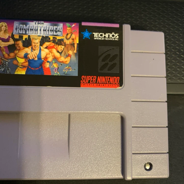 The Combatribes Super Nintendo Game Cartridge - photo 3