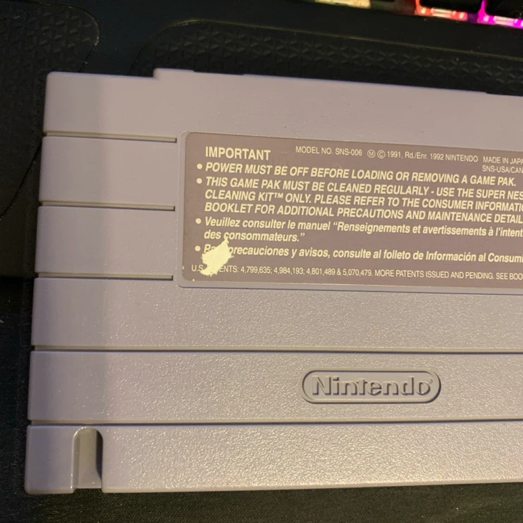 The Combatribes Super Nintendo Game Cartridge - photo 4